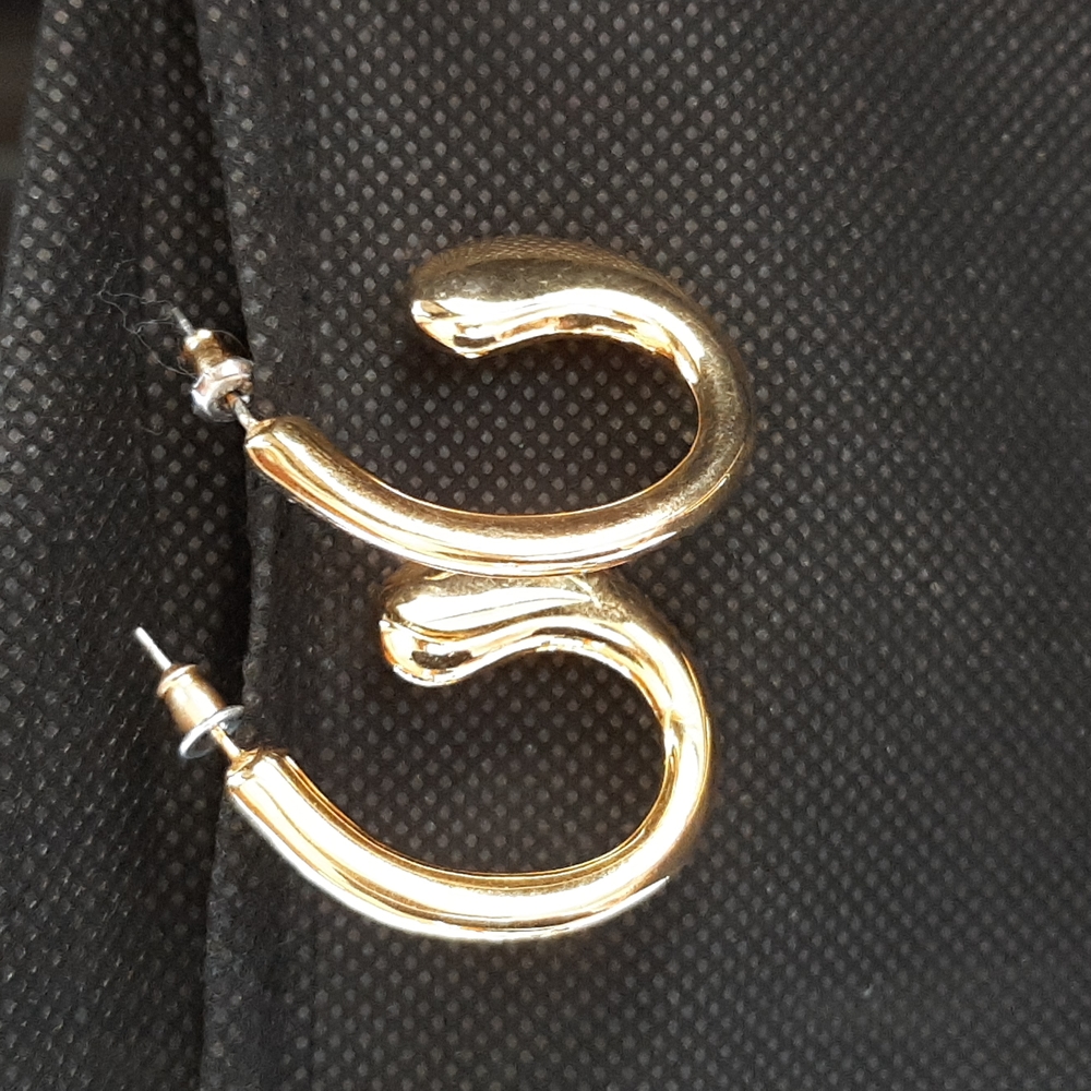 Gold tone Hoop Earrings